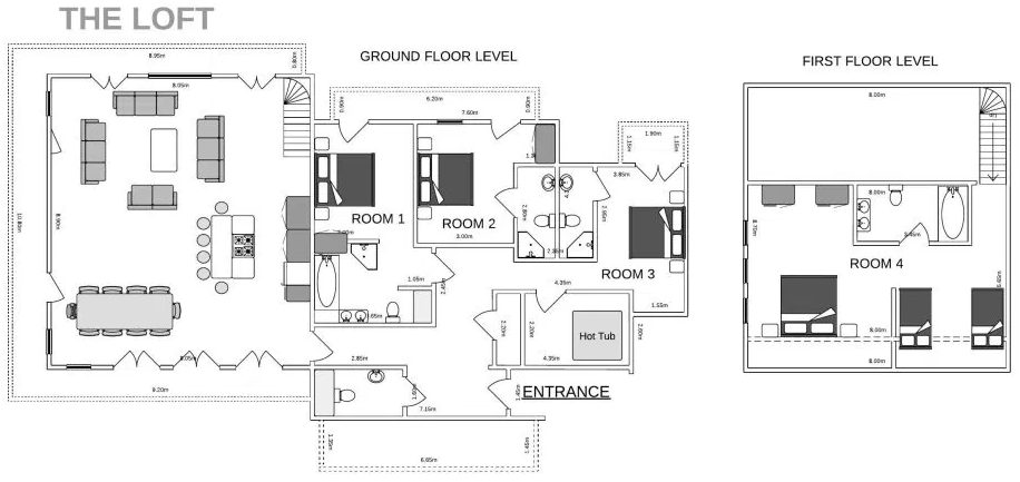 The Loft Courchevel Floor Plan 1